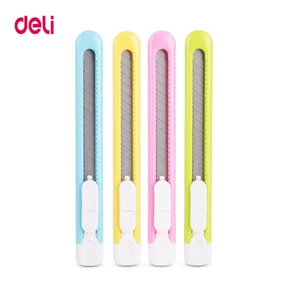 Deli высокое качество конфетный Цвет Универсальный мини-нож для фотостудии резак для бумаги офисные школьные инструменты принадлежности искусство и ремесло