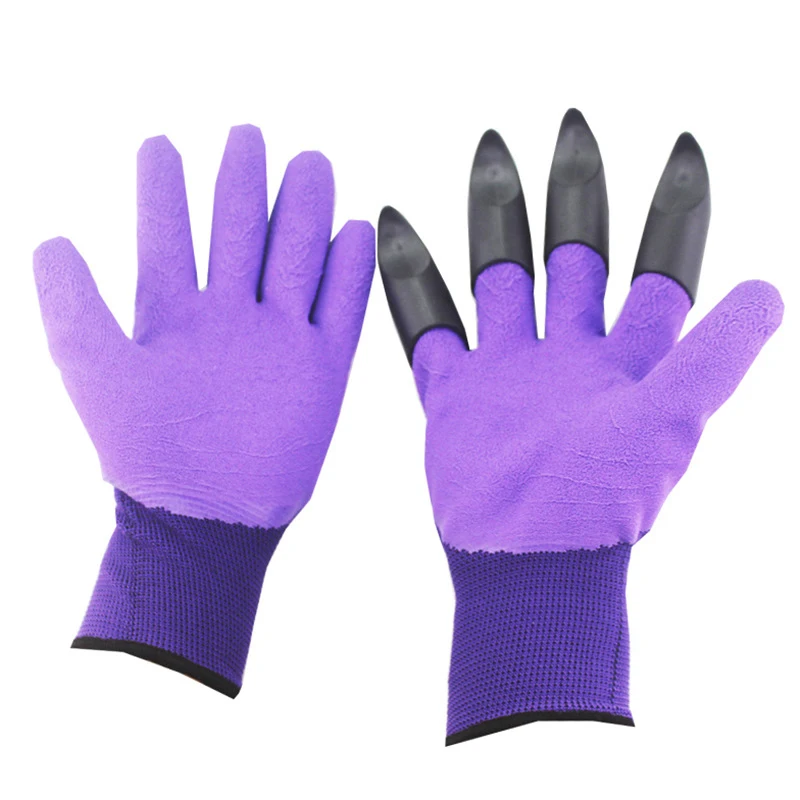 Перчатки садовые из АБС-пластика перчатки для копания износостойкие 1 пара | Дом и