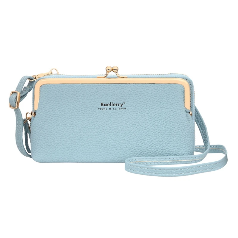 

Women Long Wallet Card Holder PU Leather Clutch Phone Pouch Purse Handbag Bag