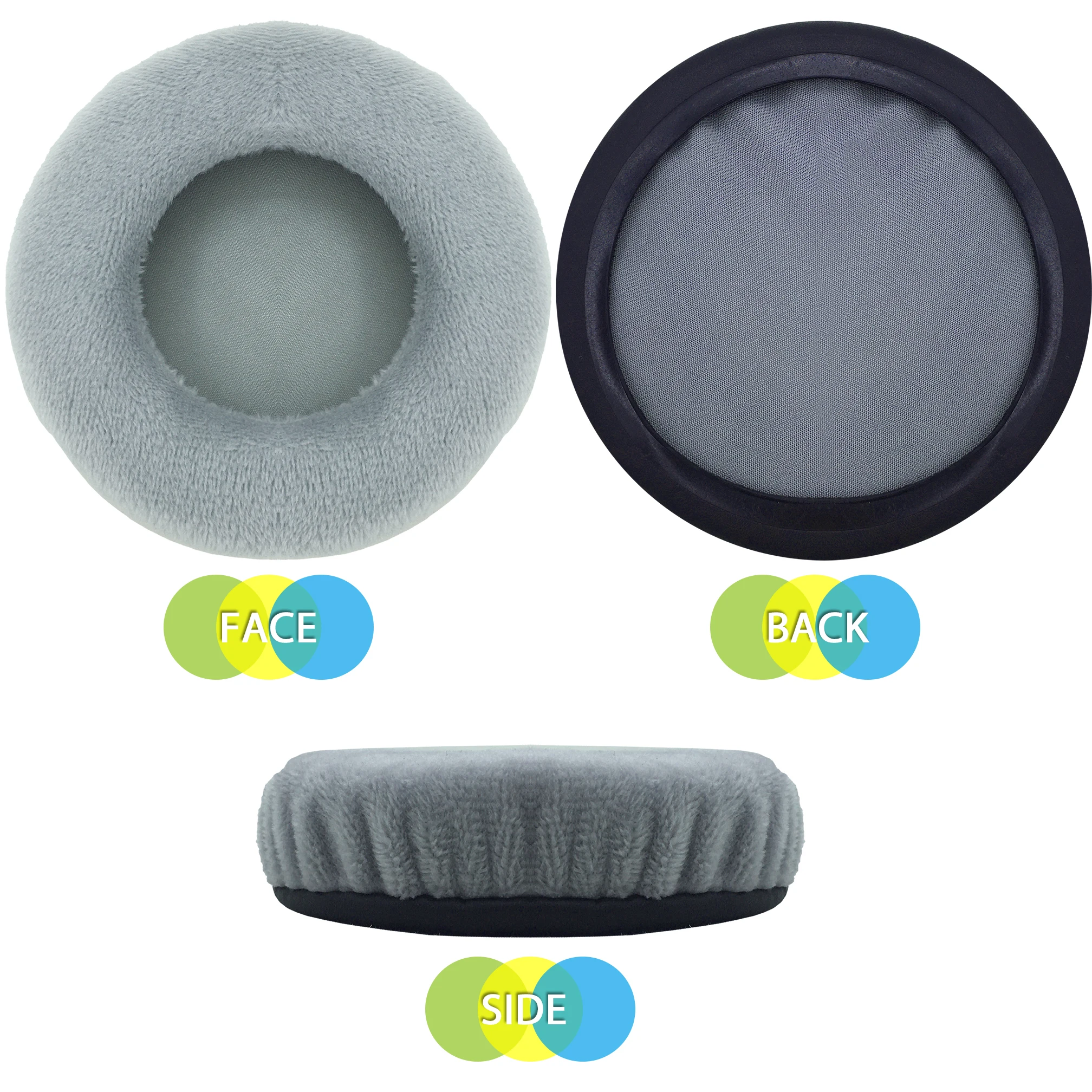 Сменные бархатные амбушюры Nullkeai для аудио техники наушники ATH ES10 ESW10