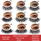 3060100 пар 3D норковые ресницы оптом 3D норковые ресницы Мягкая норковая коллекция натуральные длинные висячие норковые ресницы макияж S01