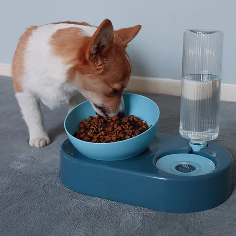 

Pet Bowls Dog Food Water Feeder Pet Drinking Dish Feeder Cat Puppy Feeding Supplies Small Dog Accessories Slow Food Dual Use New
