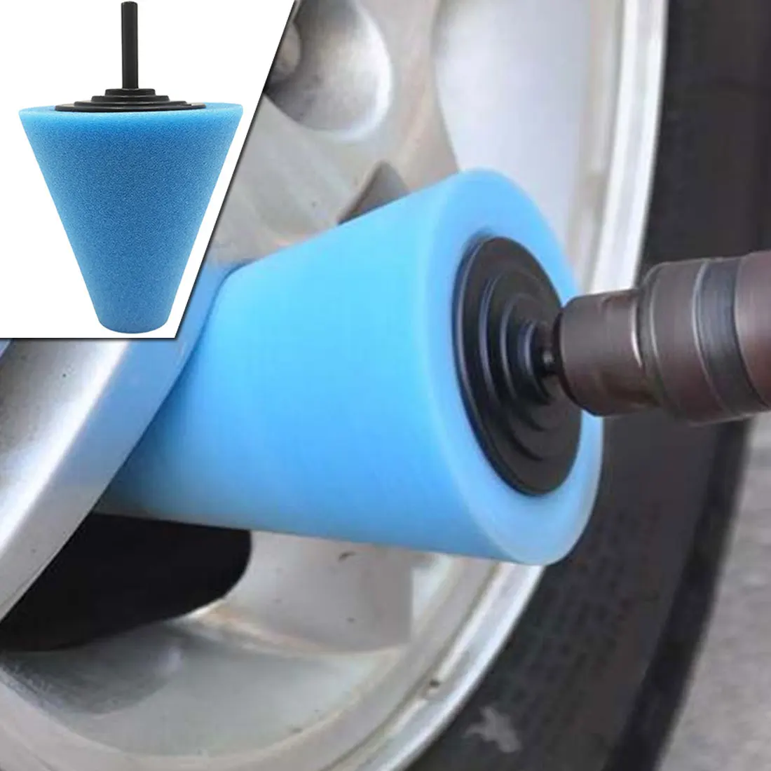 Автомобильные полировальные колесные губка используется для электрической