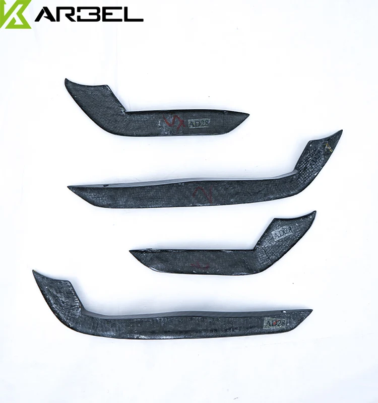 Karbel автомобильные аксессуары из углеродного волокна комплект передних бамперов