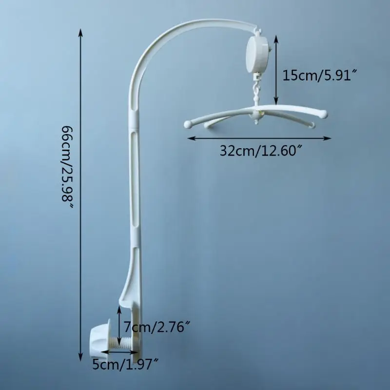 Детские белые погремушки Кронштейн Набор игрушек музыкальная шкатулка кроватка