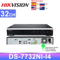 hikvision nvr 32ch 4k nvr ds 7732ni i4 h 265 nvr for ip camera support two way audio 12mp p2p app ipc surveillance system