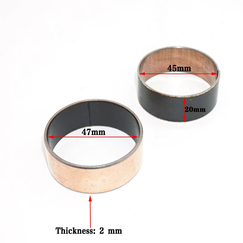 Передняя подвеска мотоцикла втулка медная прокладка кольцо 47 мм для eeb KEWS KAYO K6 T6| |
