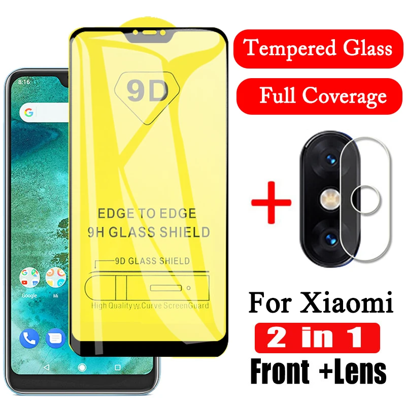 Закаленное стекло 9D для объектива камеры Xiaomi A2 Lite A3 защитная пленка экрана Mi 9 9se