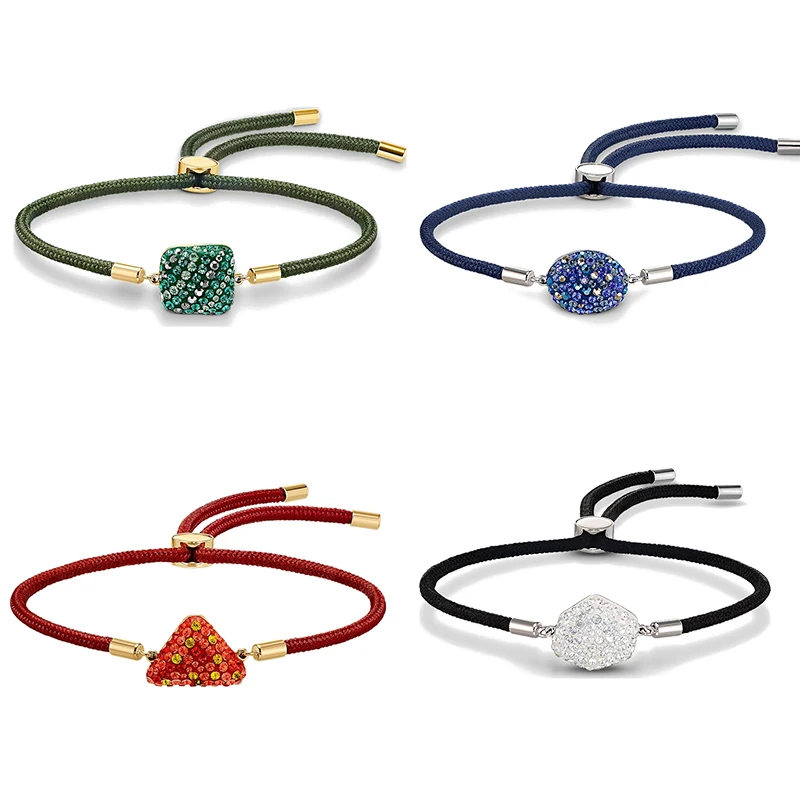 

swa Fashion ladies jewelry exquisite natural elements leather rope fashion jewelry accessories set party jewelry girls gifts