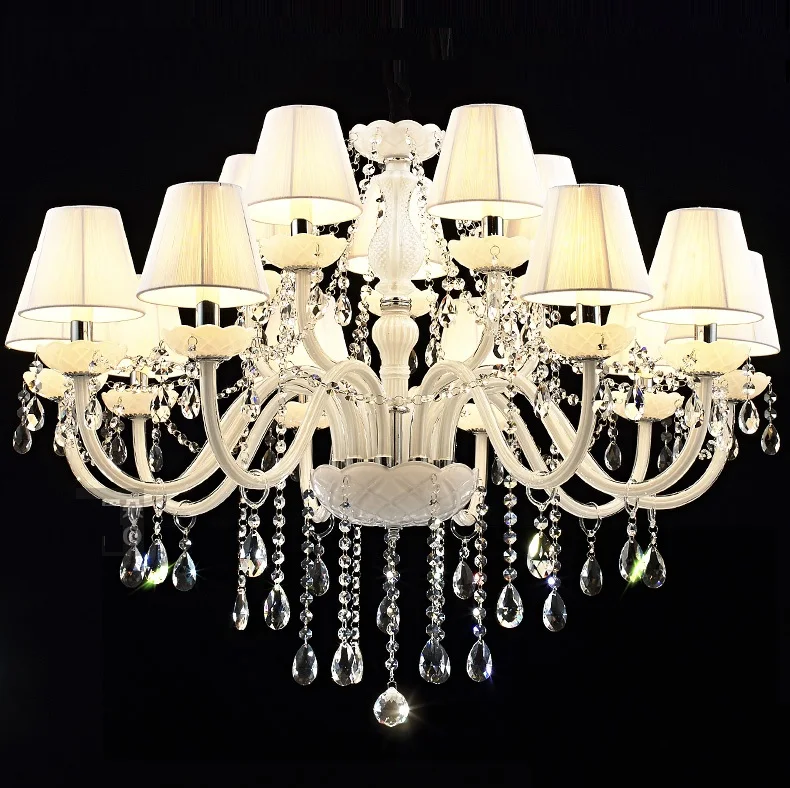 Milky/Cognac хрустальная люстра для жилых помещений гостиной спальни лампа учебы