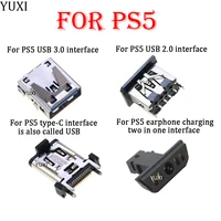 yuxi 1pcs 3 2gen type c super speed 10gbps usb port for ps5 controller console usb type a port hi speed usb port