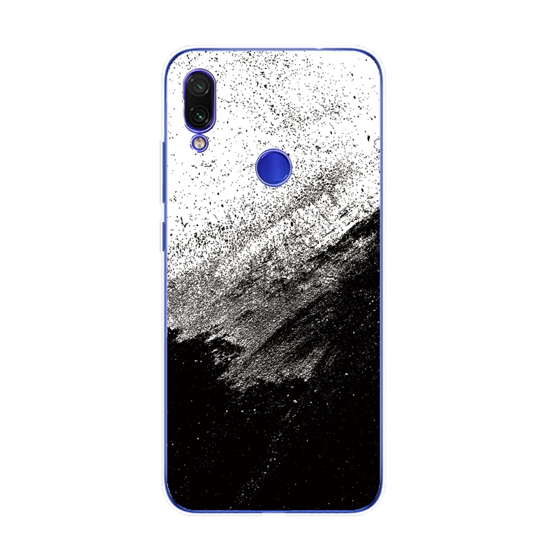 Чехол для Xiaomi Redmi Note 7 задняя крышка телефона Pro Capa мягкие силиконовые чехлы из ТПУ