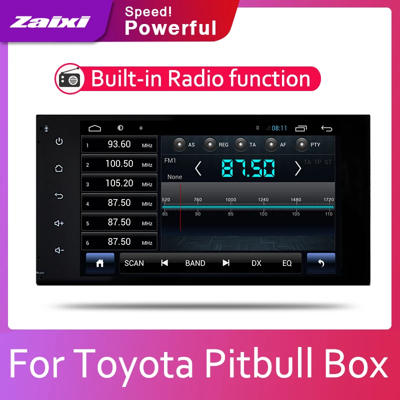 Автомобильная система Android ZaiXi 1080P IPS ЖК экран для Toyota Pitbull Box 2004 ~ 2019 автомагнитола с