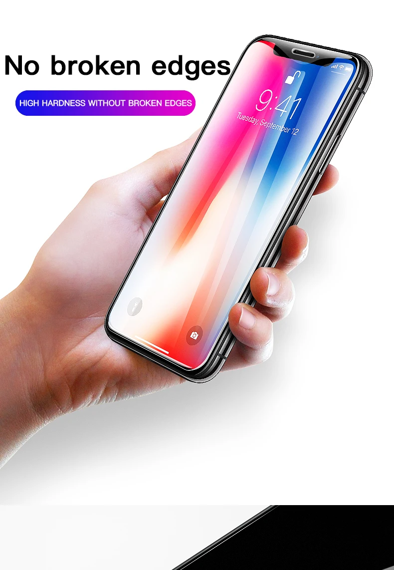 2 шт 9H закаленное стекло для iPhone 8 7 6 6S Plus 5 5S SE Защита экрана для iPhone11 Pro Max X XR XS Max защитная пленка