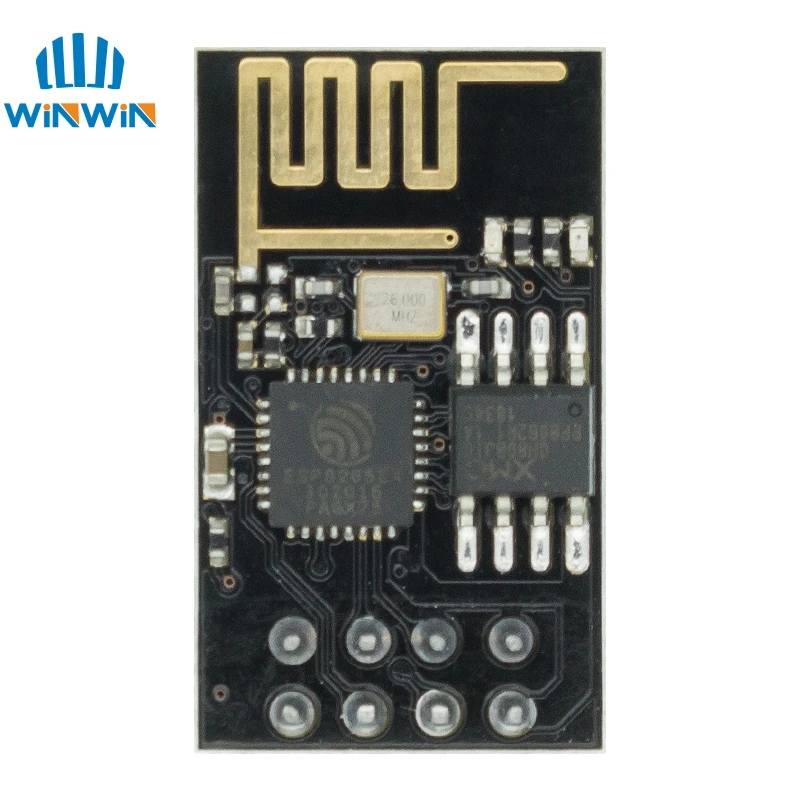 ESP8266 ESP 01 01S WS2812 RGB светодиодный модуль контроллера для IDE/SATA светильник кольцо
