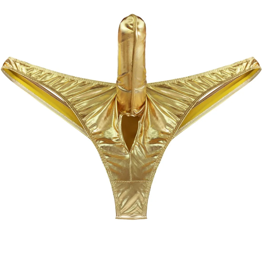 Мужское эротическое нижнее белье из лакированной кожи |