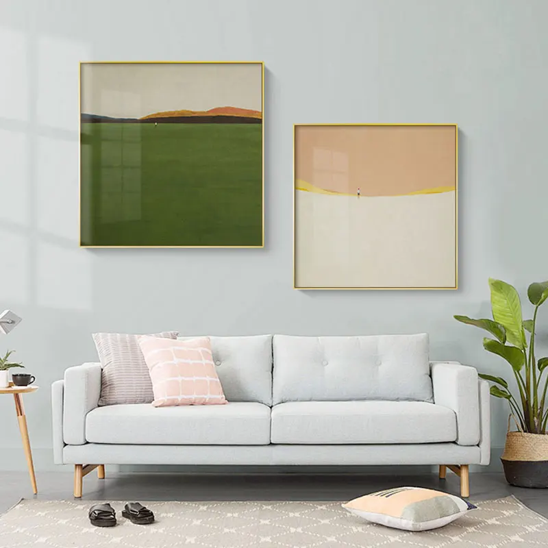 Модные плакаты и принты абстрактный пейзаж путешествия в одиночку настенные