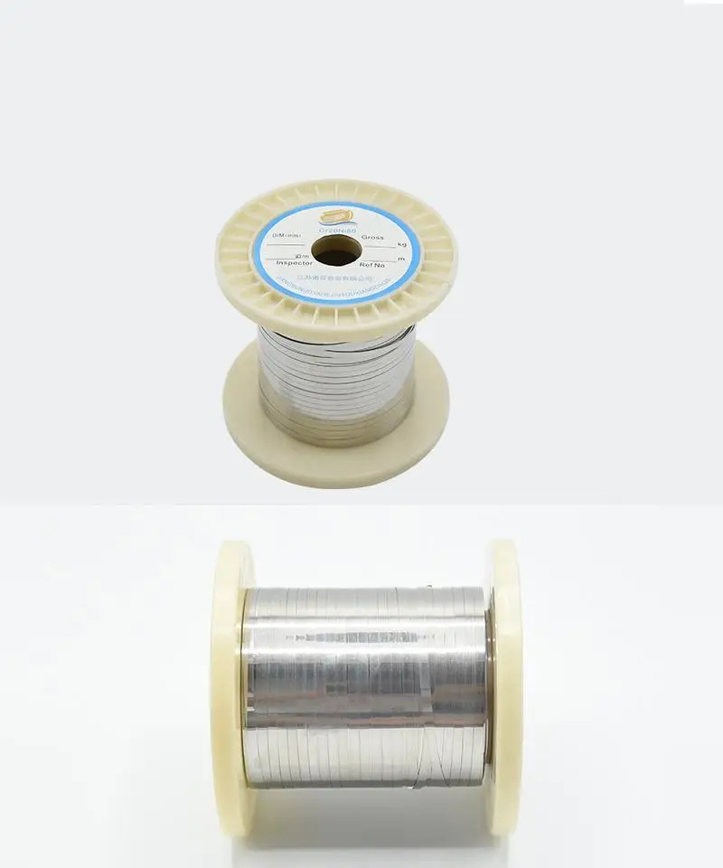 

1KG Flat Heater Wire for Heating Element Length 0.2mm Thickness X 3mm width