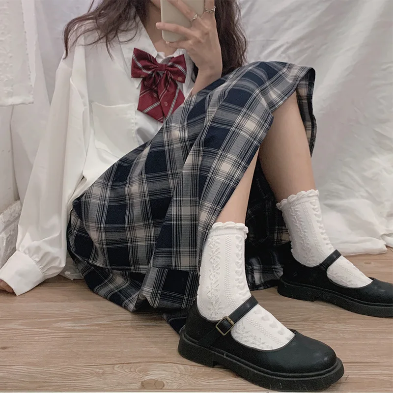 Японское Ретро Jk по низкой цене в стиле Mori Girl оригинальные носки студенческом