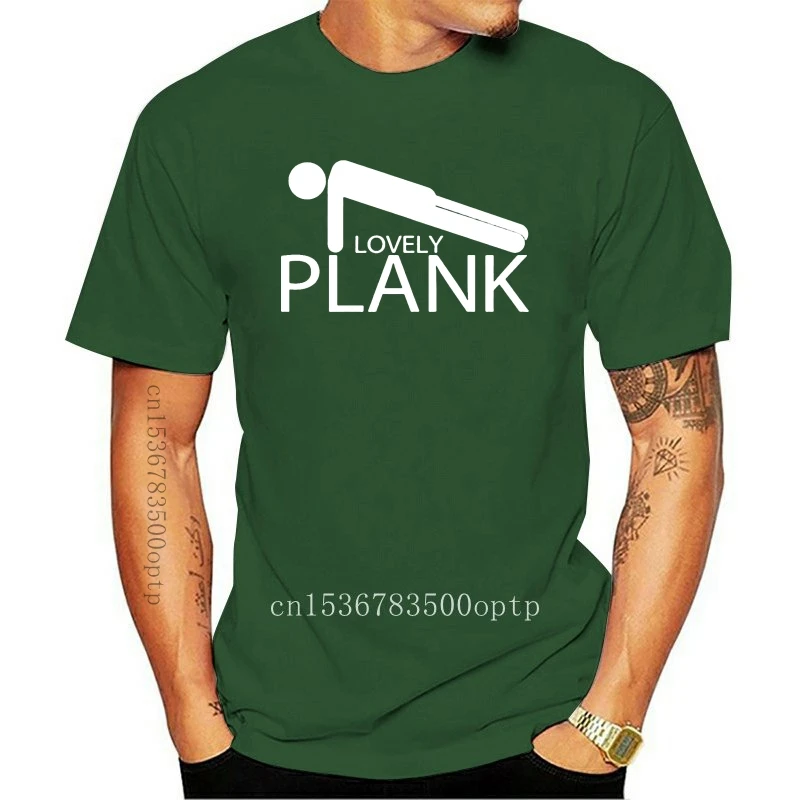

New Lovely Plank The Plank Yoga t-shirt Yoga clothing Mens unisex t-shirt 2021