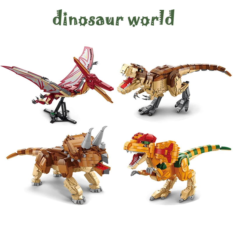 

Dinosaur Blocks Jurassic Park Indominus Rex Dinosaur World voltron Building Blocks Dino Dragon Toy Boy Toys Kids Gifts