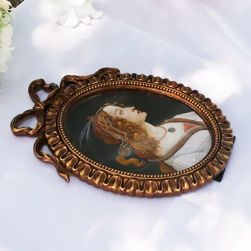 

Creative Golden Photo Frame Family Gift Retro Pictures Frame Artwork Painting Wedding Photo Display Resin Antique Photo Frame 8y