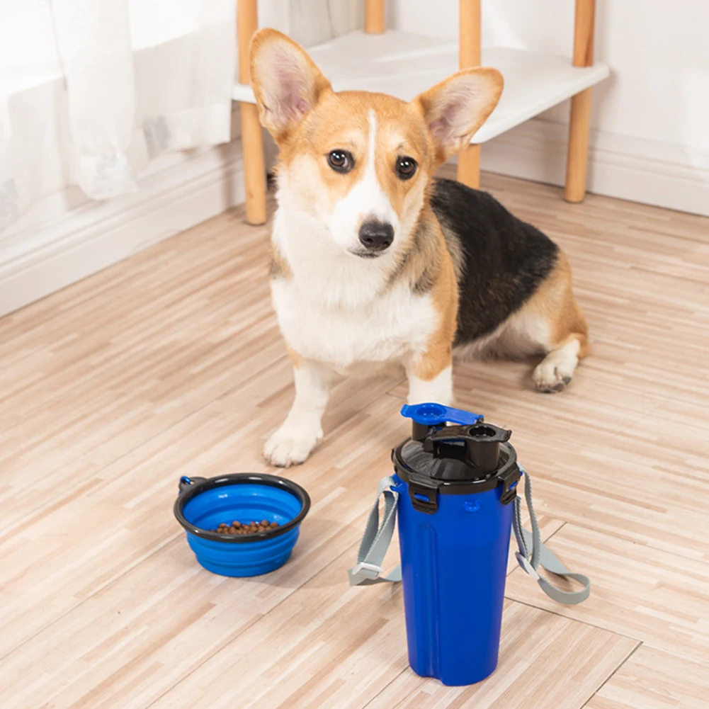 

Dual Use Cup Portable Travel Pets Whole Body Washing Cleaning Cats Bottles Drinking Outdoor Water Feeder Puppy Product