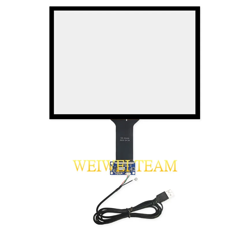 Wisecoco 15 дюймов емкостный сенсорный экран USB plug and play 324 9x248 мм 10 точек для Raspberry Android