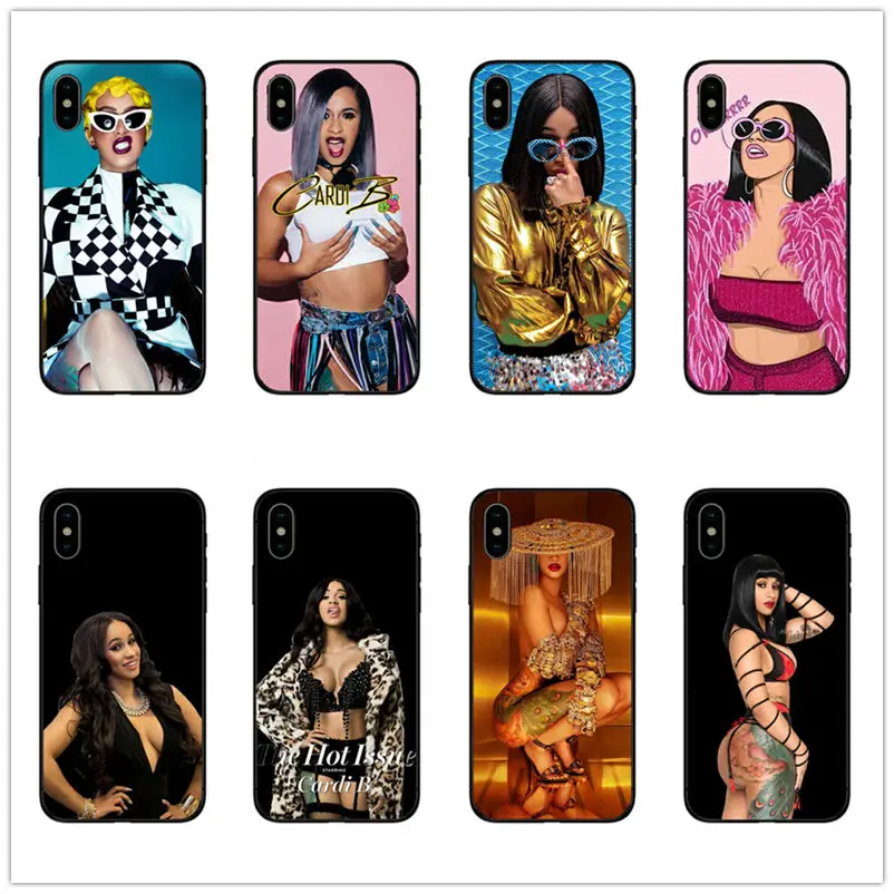 Чехол для телефона с принтом Rap Singer Cardi B iPhone 11 pro 12 mini 6S 6 7 Plus 8 X XS Max XR 5 5S SE 2020 11pro promax