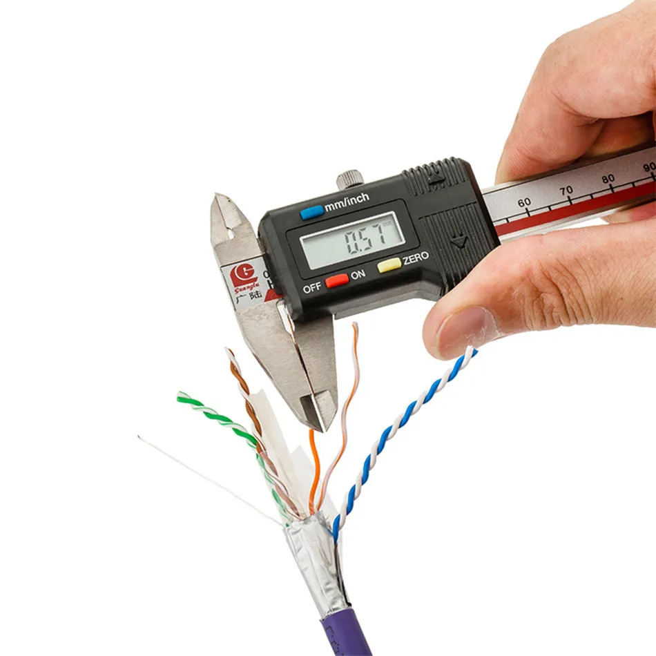 Сетевой кабель Cat6 100 м FTP витые пары 8 ядер бескислородный медный провод