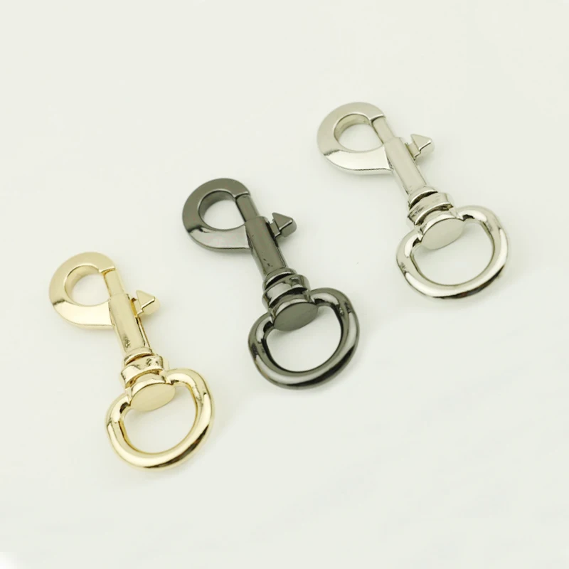 

30 PCS / 50 PCS Inner Diameter 14MM Handbags And Luggage Hardware Accessories Key Chain Bag Strap Metal Clip Buckles