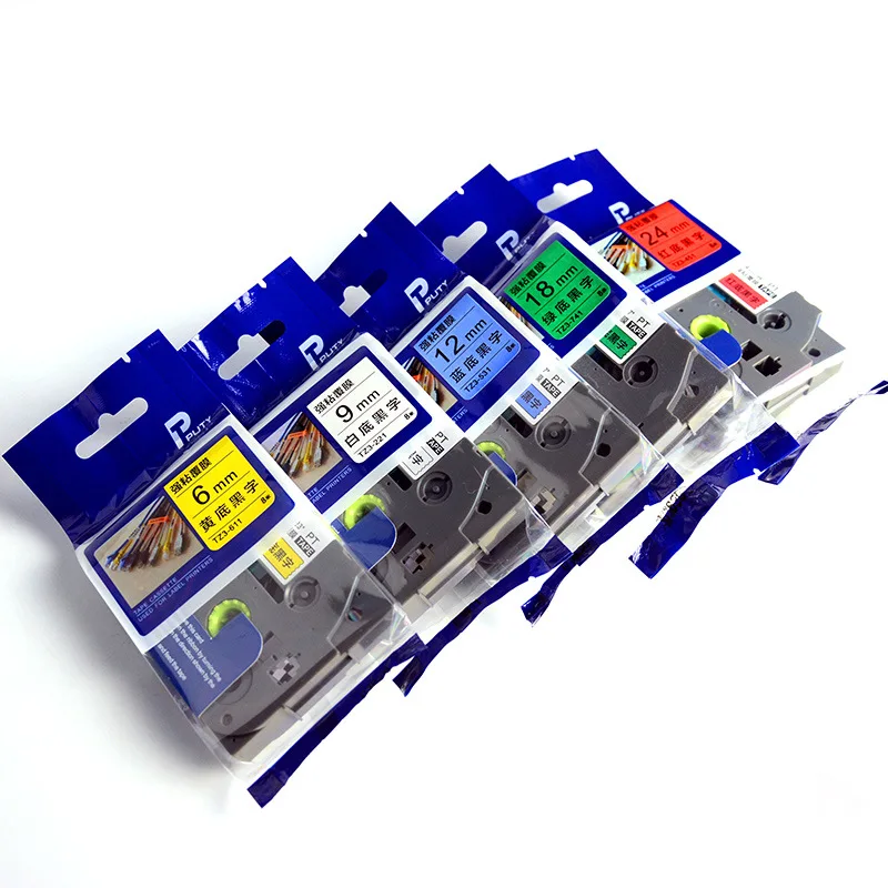5x лента для ленточного принтера Brother TZ3-231 631 pt-18r e550w p700 | Компьютеры и офис