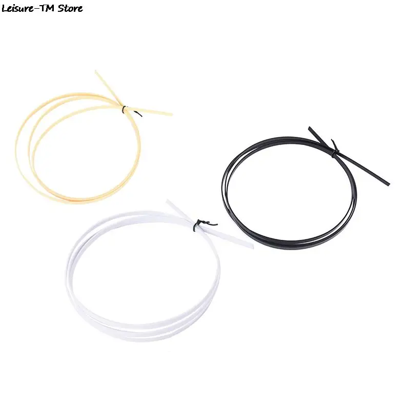 

165* 0.6* 0.15cm ABS white/black/yellow Guitar Binding Inlay Purfling Strip