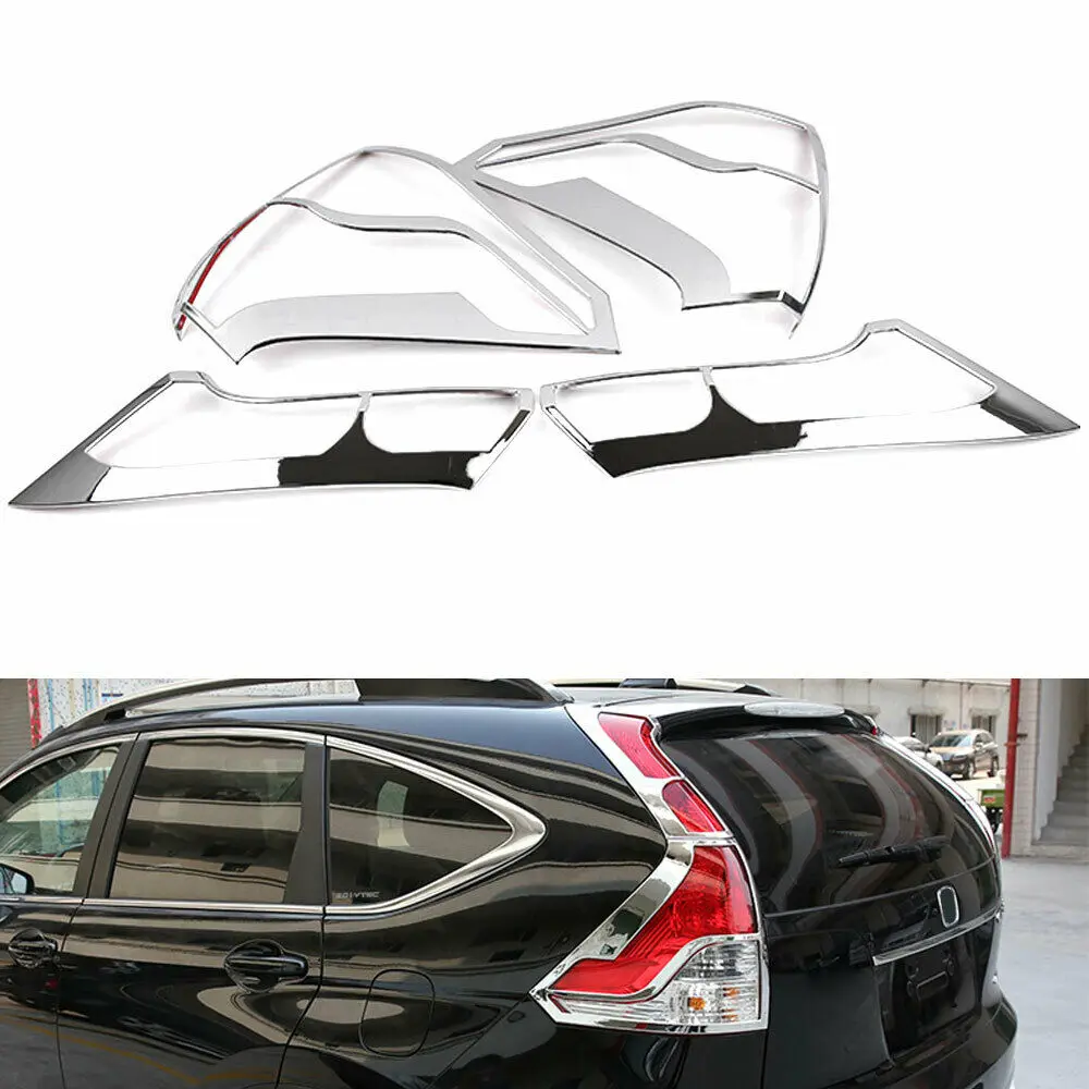 

ABS Chrome Car Rear Tail Light Lamp Cover Trim For Honda CRV CR-V 2012 2013 2014