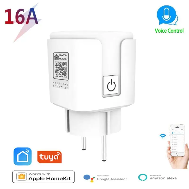 

Смарт-розетка с Wi-Fi, 16 А, с функцией таймера