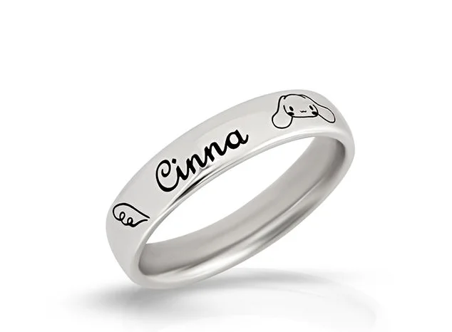 

Big Ears Dog Ring Couple's Ring Opening Adjustable Gift for Him