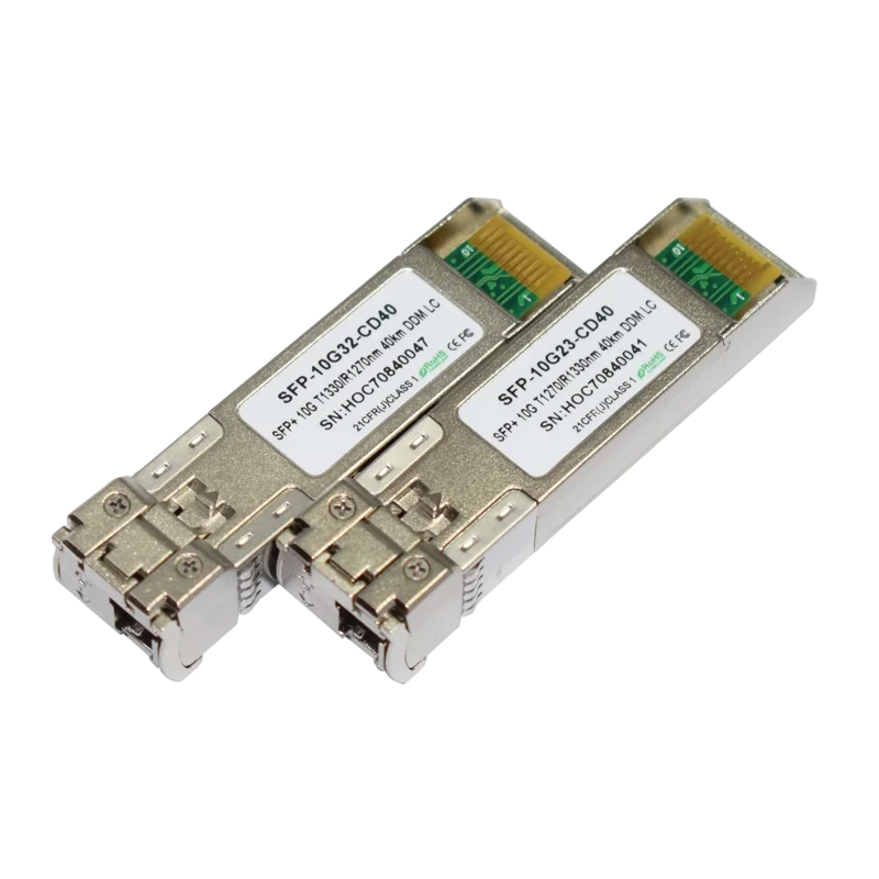 Бесплатная доставка! 5G Оптическая передача 1/2/3/5 пар 10G 40Km GBIC BIDI SFP WDM 1270/нм одно