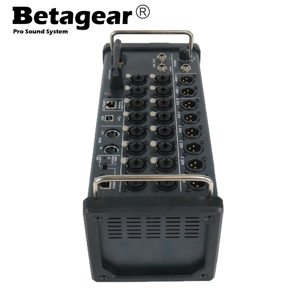 Betagear 18 каналов Mr18 миксер аудио Dj оборудование микшерный пульт Studio Wi Fi Usb Цифровой