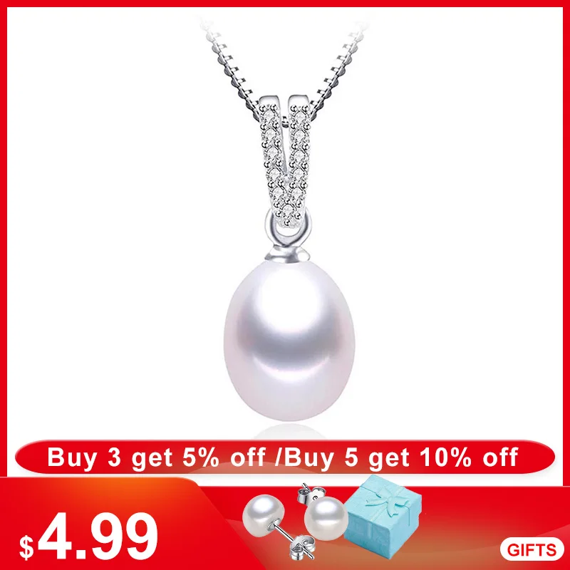 Женское Ожерелье Lindo из натурального пресноводного жемчуга стерлингового