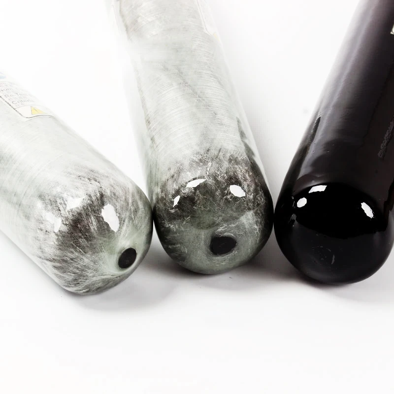 Günstig Carbon Fiber Gas Zylinder 0,36 0,5 L 4500PSI 30MPA Paintball PCP Air Gun Gewehr HPA Tauchen Bergsteigen Air Tank Zylinder