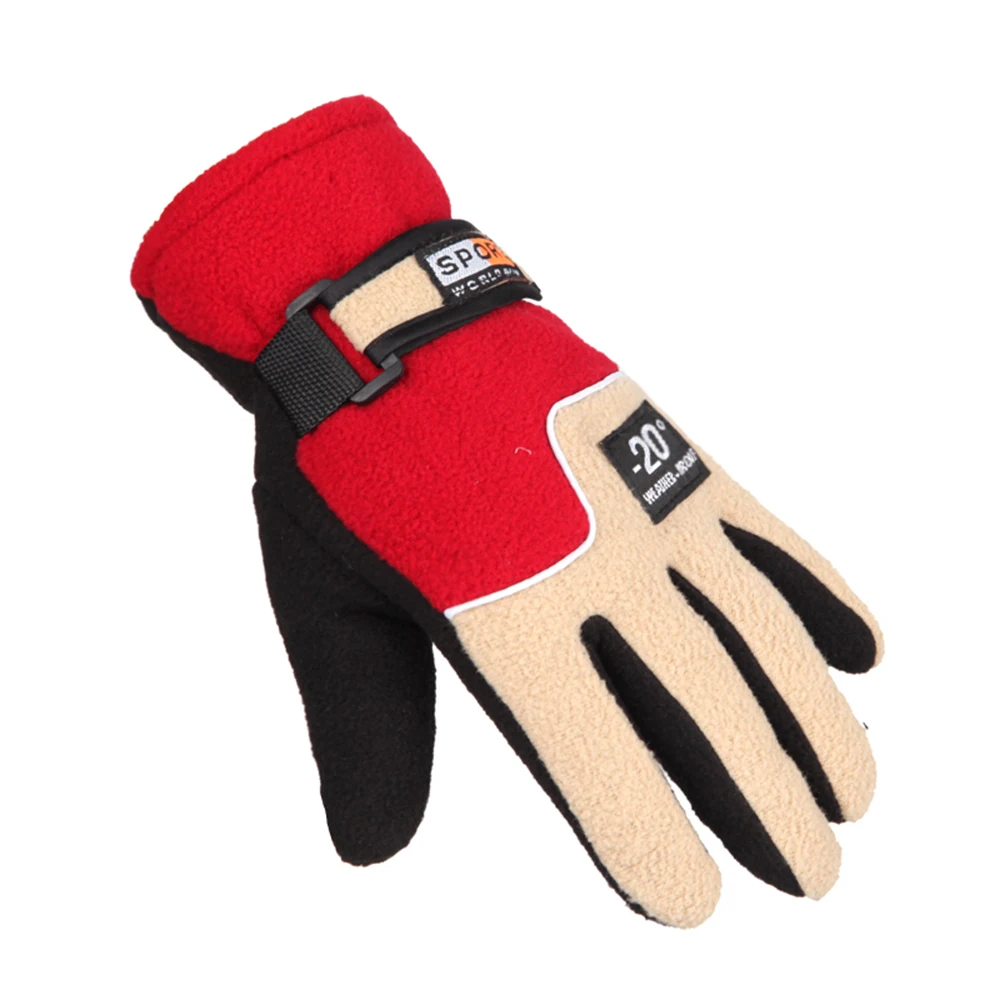1 Pair Men Women Winter Ourdoor Sport Gloves Ultra Light Polar Fleece Skiing Windproof Motorcycle Climbing Cycling Luvas | Спорт и