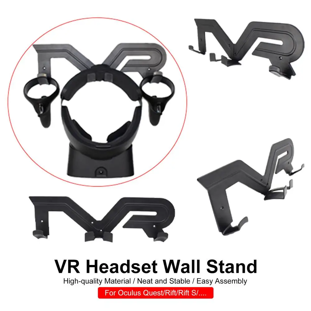 

VR Headset Wall Stand Hook Mount For Oculus Rift Cv1 Vr Headset & Press & Sensor Wall Hook Stand For All Kinds Of VR Glasses