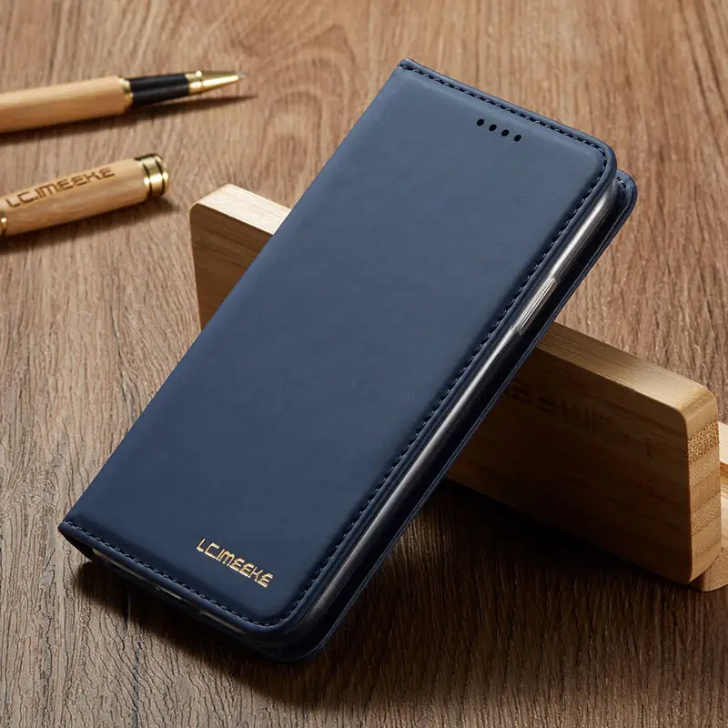 Blue Чехол для samsung galaxy S10, откидной Чехол-Кошелек, Чехол для samsung galaxy S10E, чехол для samsung galaxy S10 Plus, роскошный кожаный чехол, сумка - Цвет: Blue