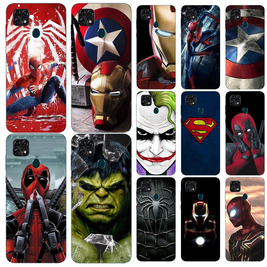 Чехол для телефона Super Hero ZTE Blade Libero S10 Axon 10 10S 11 Pro 5G A7s 20 умный Мягкий силиконовый