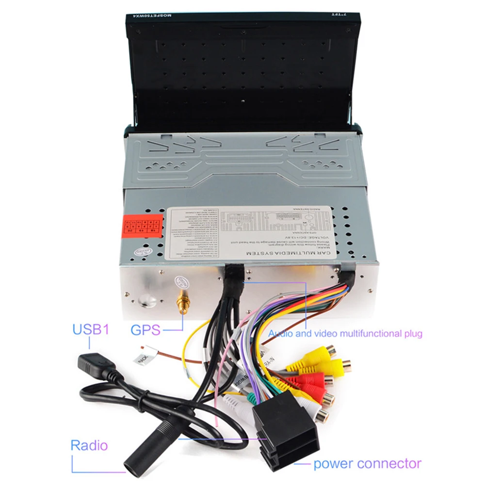 Автомобильное радио MP5 плеер Авто Аудио 1din FM GPS аудио автомобиля телескопическая