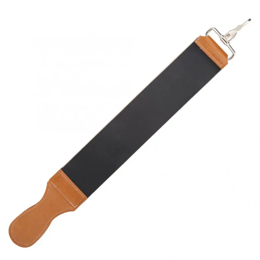 Двусторонний из искусственной кожи ремень прямо бритья Ножи Точилка Для Заточки