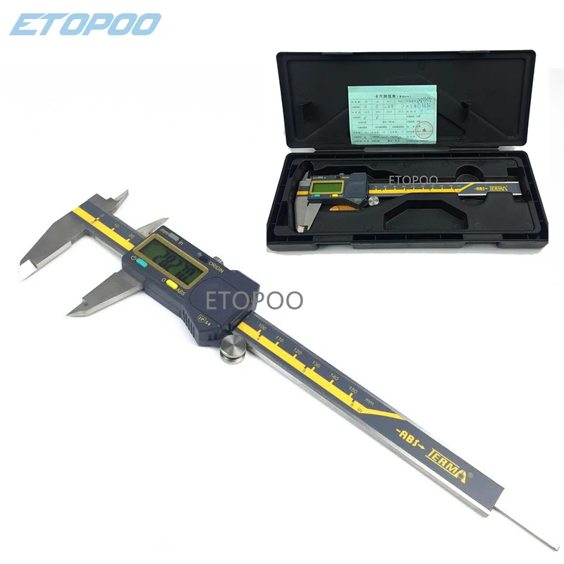 Электронный штангенциркуль 0 150 мм 6 дюймов 200 300 005 мм|outlet|montior |