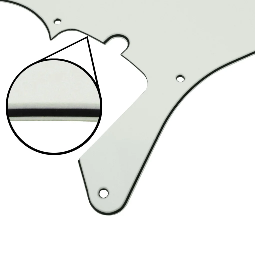 Новинка 10 отверстий JB бас защита от царапин пластина цвета слоновой кости 3 слоя и