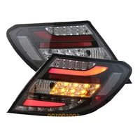 for benz w204 c180 200 220 240 260 280 300 led tail lamp taillight assembly 2007 2010 yea smoke black turning light