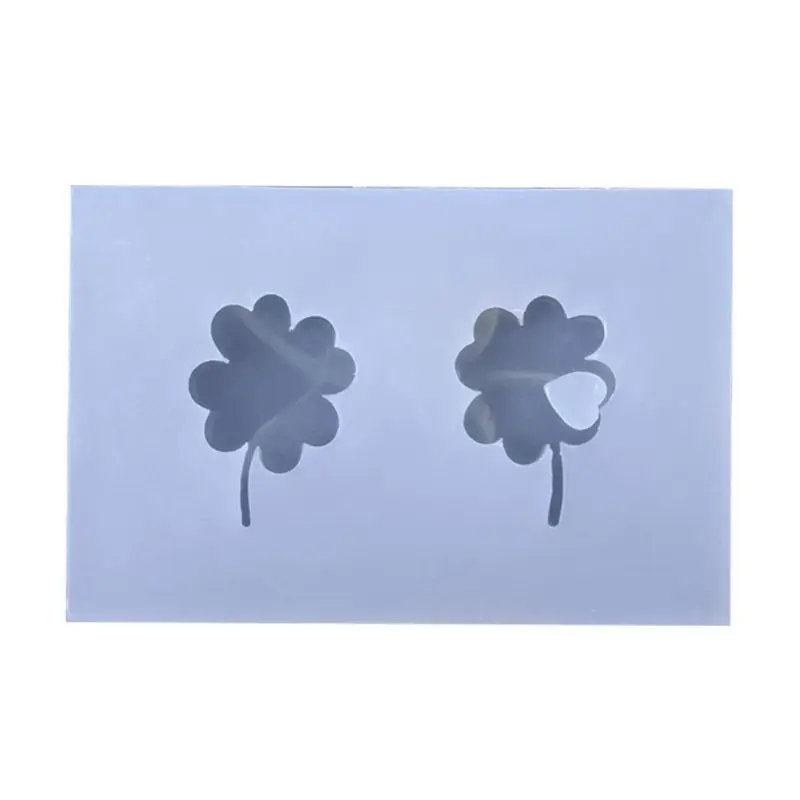 

Mini Lucky Four-leaf Clover Shape Silicone Epoxy Resin UV Glue Crafts Mold Creative DIY Art Pendant Brooch Jewelry Tool